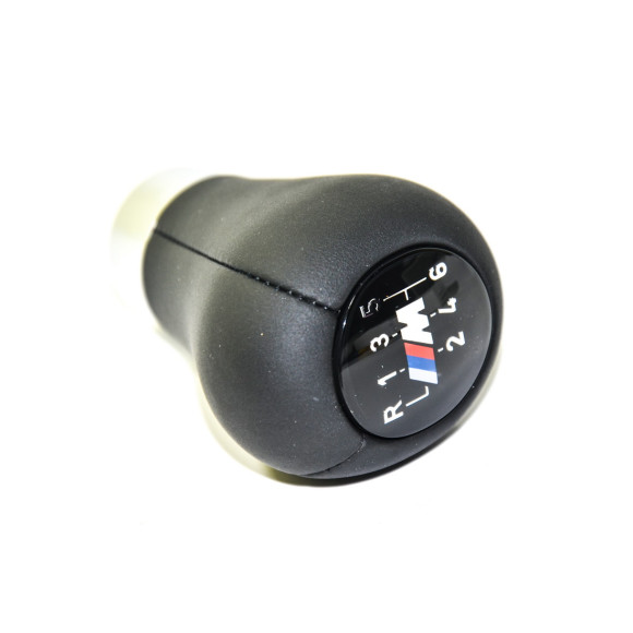 Gałka biegów skóra 6-biegów M BMW E46 E60 E61 320 323 325 328 330 520 523 525 530 535 550 540 545 E63 630 645 650 F25 X3 - 25117