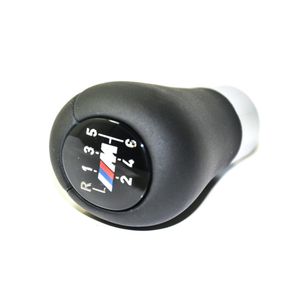 Gałka biegów skóra 6-biegów M BMW E46 E60 E61 320 323 325 328 330 520 523 525 530 535 550 540 545 E63 630 645 650 F25 X3 - 25117