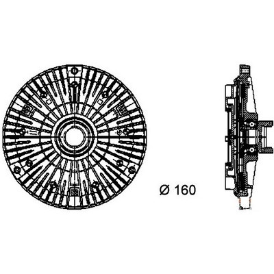 Visco sprzęgło wentylatora BMW E39 M5 - 11527830486