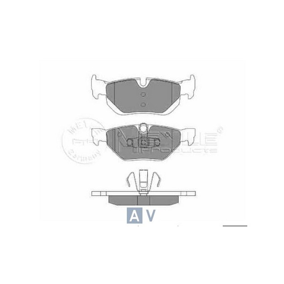 Klocki hamulcowe tył BMW E81 E87 E90 E91 X1
