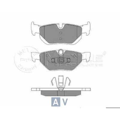 Klocki hamulcowe tył BMW E81 E87 E90 E91 X1
