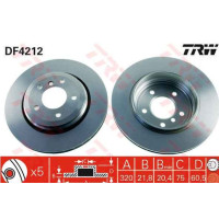 Tarcza hamulcowa tył BMW E46 330i 330d - 34216855157