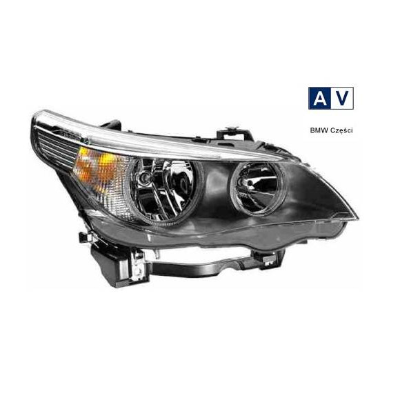 Lampa reflektor przód BMW E60 prawa