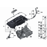 11137800325 Miska oleju BMW F01 F06 F07 F10 F11 F12 F13 640dX 530dX 535dX 730dX 740dX - 11137800325 - Części oryginalne BMW Łódź | Sklep internetowy BMW