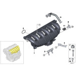 11617564679 Kolektor ssący BMW E60N E71 E82 E89 E90 F01 F02 N54  - 11617564679 - Części oryginalne BMW Łódź | Sklep internetowy BMW