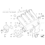 11617800579 Kolektor ssący BMW E83 x3 E90 E91 320d M47N2 - 11617800579 - Części oryginalne BMW Łódź | Sklep internetowy BMW
