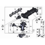 11617807991 Kolektor ssący BMW E84 E90N F07 F10 F15 F20 F22 F25 F30 F32 F34 F36 - 11617807991 - Części oryginalne BMW Łódź | Sklep internetowy BMW