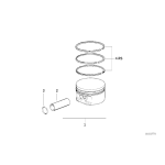 11251713192 Pierścienie tłokowe BMW E30 E28 E34 - 11251713192 - Części oryginalne BMW Łódź | Sklep internetowy BMW