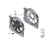 17117590699 Wentylator chłodnicy BMW E81 E84 X1 E87 E90 E91 E92 prod po 03.2010r. - 17117590699 - Części oryginalne BMW Łódź | Sklep internetowy BMW