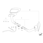 Zestaw osłon końcówki tłumika BMW E71 X6 3,0d 3,5d 3,5i - 18302154632
