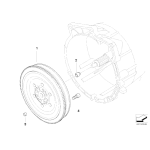 Koło dwumasowe BMW E90N E92 E92N E93 325d 330d 330xd  - 21207587160