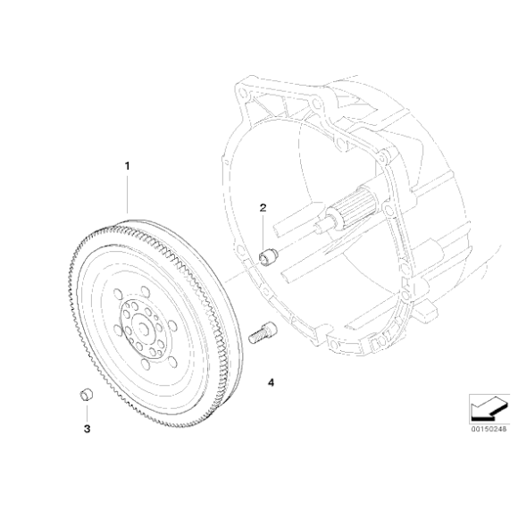 Koło dwumasowe BMW E90N E92 E92N E93 325d 330d 330xd  - 21207587160