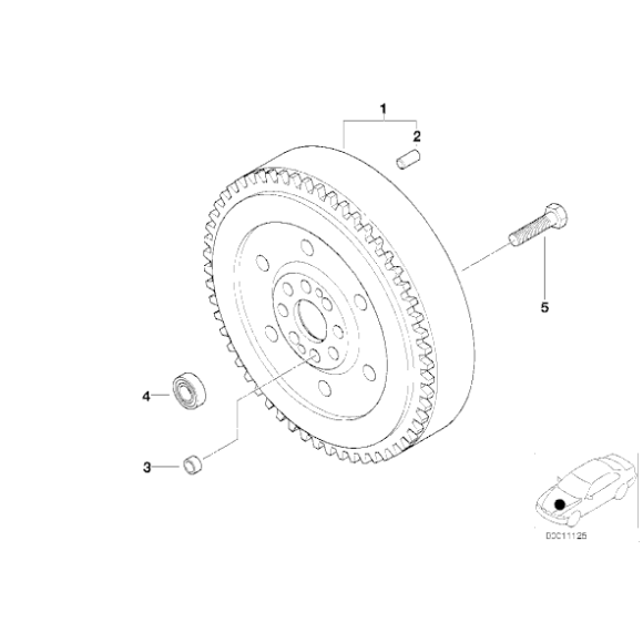 Koło dwumasowe BMW E46 320d 320td M47N - 21217518897