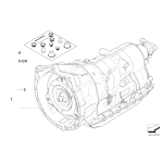 AT-Automatyczna skrzynia biegów 6HP BMW E60 E61 E63 E65 E70 E71 E81 E83 E84 X1 X3 E90 E91 F01 - 24007535009