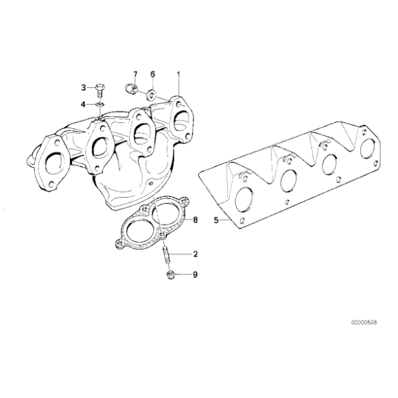 11621716703 Uszcz. z osłoną term., bezazbestowa - 11621716703 - Części oryginalne BMW Łódź | Sklep internetowy BMW