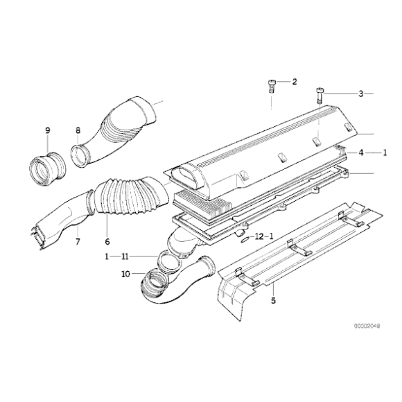 13712245401 Filtr powietrza BMW E36 318tds - 13712245401 - Części oryginalne BMW Łódź | Sklep internetowy BMW