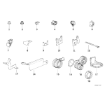 Uchwyt czujnika indukcyjnego BMW E31 E32 840i 850Ci 850CSi 750i - 12521718037