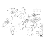 Pierścień uszczelniający uszczelka przepływomierza BMW E38 E39 E46 E53 X5 E60 E61 E65 E70 E83 X3 E87 E90 E91 - 13712247395