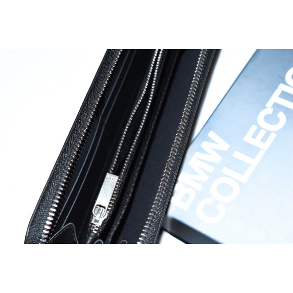 Portfel portmonetka poprzeczny BMW skóra - 80212454669