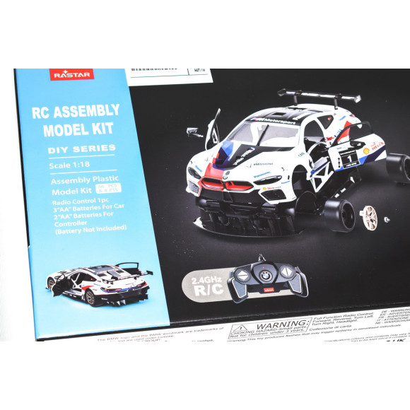 Zdalnie sterowane BMW M8 GTE 1:18 do złożenia prezent - 80445A627A0