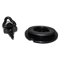 Zatrzask obrotowy mocowanie dywaników BMW E30 E36 E28 E24 E23 Z1 Z3 - 51471919171