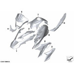 Błotnik przedni niewykończony górny BMW K02 G310 GS - 46618388541