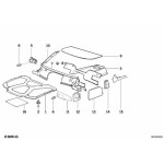 Izolacja dźwiękowa przód BMW E36 Coupe Cabrio - 51488161501