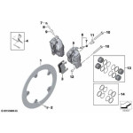 Klocki hamulcowe przód BMW K50 K51 K52 K67 - 34118405104