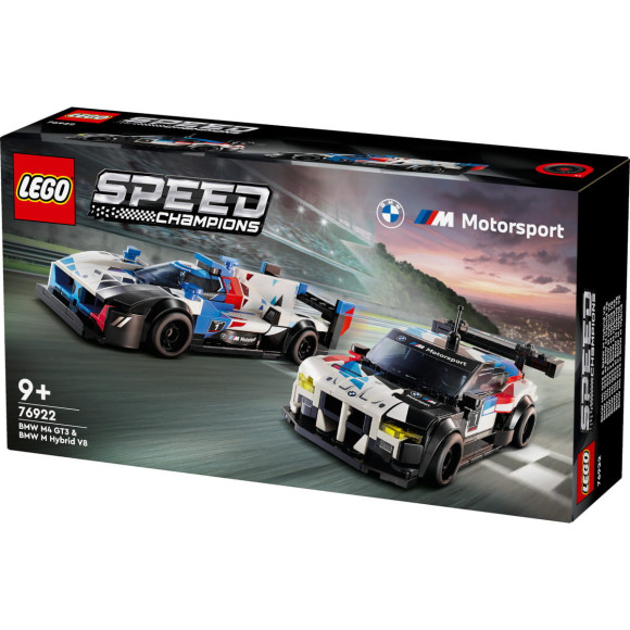 LEGO Speed Champions 76922 BMW M4 GT3 & BMW M Hybrid V8 Race Cars prezent- 80435B308C9