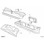 Filtr kabinowy węglowy zestaw BMW E31 840 850 - 64312339891
