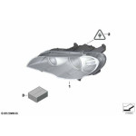 Reflektor prawy E70 X5 - 63127278046