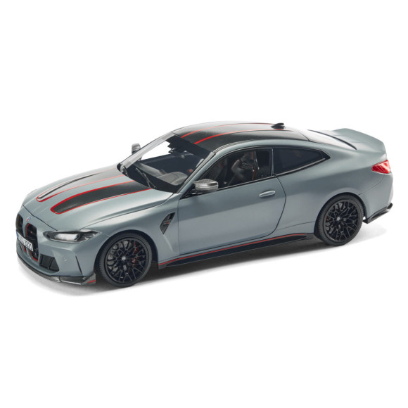 Miniatura BMW M4 CSL (G82) Frozen Brooklyn Grey 1:18 80435B308D1