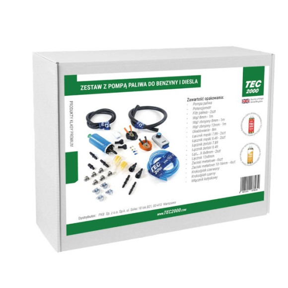 TEC2000 Zestaw z Pompą paliwa do benzyny i Diesla
