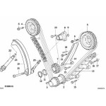 Szyna prowadząca łańcuch rozrządu BMW E34 E32 E38 E31 840i 730i 740i 530i 540i V8 M60 - 11311741247