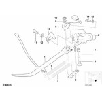 Śruba podpory boczne stopki BMW K25 K30 R21 R22 R28 - 46537653381