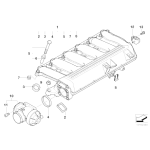 Zawór AGR BMW E46 E53 X5 E60 E61 E65 330d 530d 730d - 11717804379