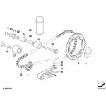 27722345831 Rolka gumka łańcucha napędu BMW R13 R131 R134  - 27722345831 - Części oryginalne BMW Łódź | Sklep internetowy BMW