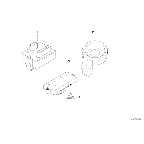 61356964555 Antena pierścieniowa BMW E60 E61 E63 E64 520 523 525 530 535 540 545 550 M5 - 61356964555 - Części oryginalne BMW