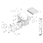 13717514832 Filtr powietrza E65 N62 N62N - Oryginał BMW - 13717514832 - Części oryginalne BMW Łódź | Sklep internetowy BMW