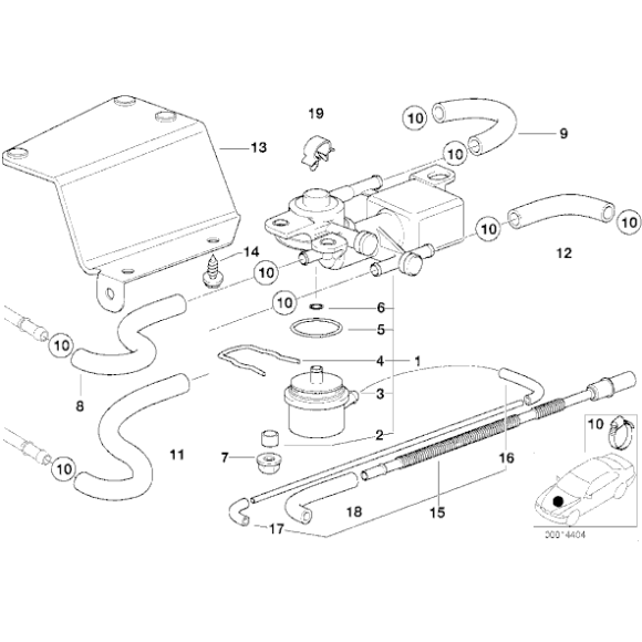 13531729319 Regulator ciśnienia BMW E32 E34 E46 E39 E38 E36 323 328 520 523 528 540 728 730 740 - 13531729319 - Części oryginalne BMW Łódź | Sklep internetowy BMW