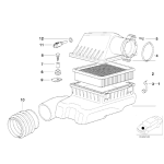13711729992 Osłona gumowa przy obudowie filtra powietrza BMW E31 840i 840Ci 850Ci 850CSi - 13711729992 - Części oryginalne BMW Łódź | Sklep internetowy BMW