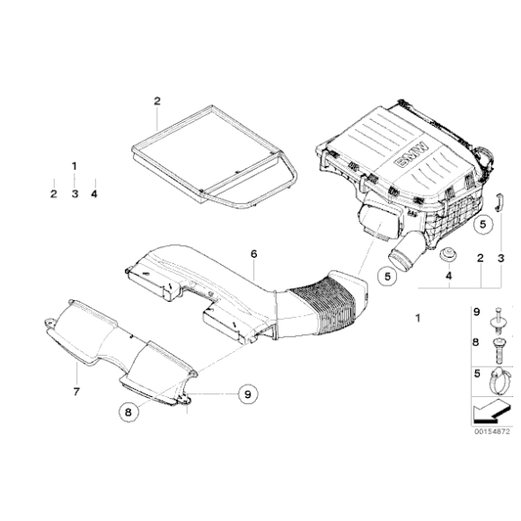 13717556961 Filtr powietrza BMW E82 E88 E90 E91 E92 135i 1M 335i 335iX Z4 N54 - 13717556961 - Części oryginalne BMW Łódź | Sklep internetowy BMW