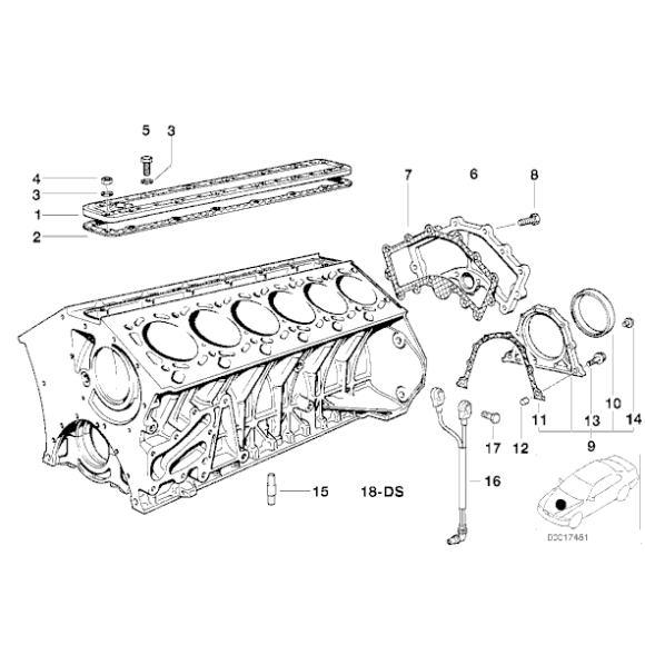 11141733922 Uszczelka - 11141733922 - Części oryginalne BMW Łódź | Sklep internetowy BMW
