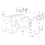 11111734268 Kpl uszczelek bloku silnika BMW E36 316i 318i M40 - 11111734268 - Części oryginalne BMW Łódź | Sklep internetowy BMW