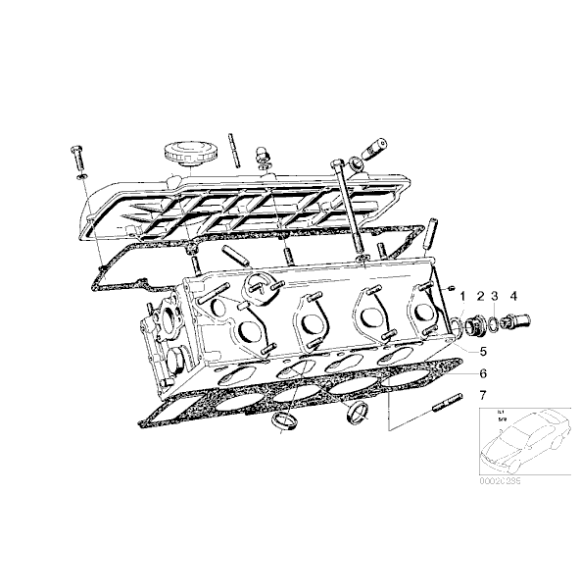 11121734279 Uszczelka głowicy BMW E30 E21 M10 316 318 - 11121734279 - Części oryginalne BMW Łódź | Sklep internetowy BMW