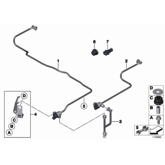 Opornik BMW E31 E34 E36 E38 E39 E46 E53 X5 Z3 - 13901734469