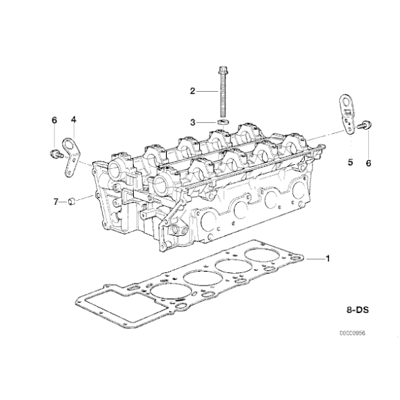 11121736347 Uszczelka głowicy BMW E32 E34 E38 V8 M60 730i 530i - 11121736347 - Części oryginalne BMW Łódź | Sklep internetowy BMW