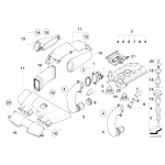 13717795284 Osłona gumowa obudowy filtra powietrza BMW E90 E91 318d 320d M47N2 - 13717795284 - Części oryginalne BMW Łódź | Sklep internetowy BMW