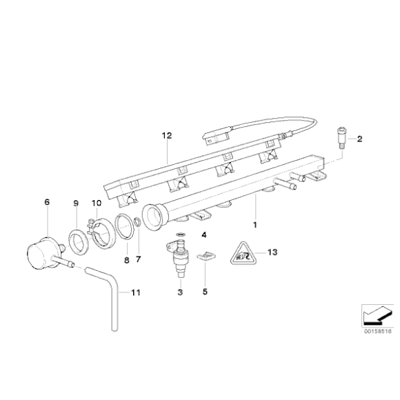 Rozdzielacz BMW E36 318is 318ti M44 Z3 - 13531739618