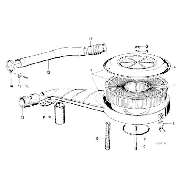 13721263097 Filtr powietrza BMW E21 E24 E12 E23 - 13721263097 - Części oryginalne BMW Łódź | Sklep internetowy BMW